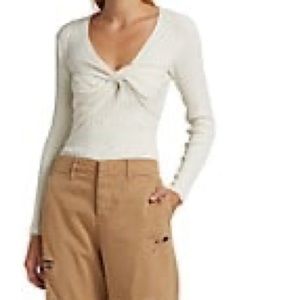 Frame Twist Front Sweater